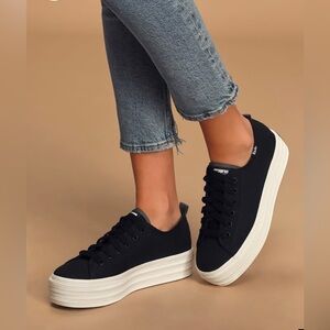 Keds Black Platform Sneakers
